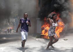 Due to the spiraling violence in Haiti, residents have been forced to flee their homes.