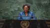Mia Amor Mottley, Prime Minister, Minister for National Security and the Public Service, and Minister for Finance, Economic Affairs and Investment of Barbados, addresses the general debate of the General Assembly’s seventy-eighth session.